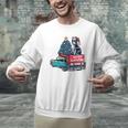 Boston Terrier Merry Christmas Tree Truck Santa Dog X-Mas Men Graphic Sweatshirt, Boston Terrier Christmas Sweatshirts, gift for family, gift for coworker