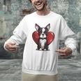 Boston Terrier Mom Dad Bostie Dog Lover Valentines Day Men Graphic Sweatshirt, Boston Terrier Mom Sweatshirts, Boston Terrier Dad Sweatshirts, gift for family, gift for coworker