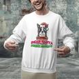 Boston Terrier Santa Claus Christmas Dog Men Graphic Sweatshirt, Boston Terrier Christmas Sweatshirts, gift for family, gift for coworker