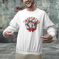 Boston Terrier Santa Claus Elf Reindeer Christmas Dog X-Mas Men Graphic Sweatshirt, Boston Terrier Christmas Sweatshirts, gift for family, gift for coworker