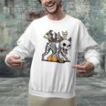 Boston Terrier Skeleton Mummy Witch Halloween Men Graphic Sweatshirt, Boston Terrier Halloween Sweatshirts, gift for family, gift for coworker