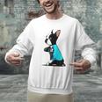Boston Terrier Tattoos I Love Mom Men Graphic Sweatshirt, Boston Terrier Mom Sweatshirts, gift for family, gift for coworker