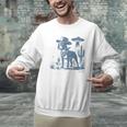 Boston Terrier UFO Cowboy Dog Dog Mom Dog Dad Alien Dog Men Graphic Sweatshirt, Boston Terrier Mom Sweatshirts, Boston Terrier Dad Sweatshirts, gift for family, gift for coworker