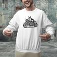 Cool Boston Terrier Riding a Motorcycle Biker Dog Lover For Men Women Kids Men Graphic Sweatshirt, Boston Terrier Riding Sweatshirts, gift for family, gift for coworker