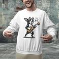 Dog Playing Guitar Singing Boston Terrier For Men Women Girls Kids Men Graphic Sweatshirt, gift for family, gift for coworker