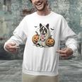 Halloween Boston Terrier Ghost Men Graphic Sweatshirt, Boston Terrier Ghost Sweatshirts, Boston Terrier Halloween Sweatshirts, gift for family, gift for coworker