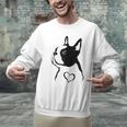 I Love My Boston Terrier Dog With Heart Men Graphic Sweatshirt, gift for family, gift for coworker