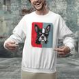 Retro Boston Terrier Dog Lover Bostie Mom Dad Dog Owner Men Graphic Sweatshirt, Boston Terrier Mom Sweatshirts, Boston Terrier Dad Sweatshirts, gift for family, gift for coworker