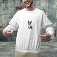 Ugly Xmas Sweater Style Boston Terrier Reindeer Christmas Men Graphic Sweatshirt, Boston Terrier Christmas Sweatshirts, gift for family, gift for coworker
