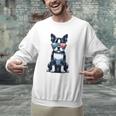 USA Flag Boston Terrier Best Dog Mom Ever 2025 Men Graphic Sweatshirt, Boston Terrier Mom Sweatshirts, gift for family, gift for coworker
