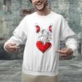 Valentine's Day Boston Terrier Dog Vector Men Graphic Sweatshirt, gift for family, gift for coworker