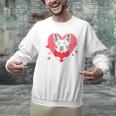 Valentine's Day Boston Terrier Heart Men Graphic Sweatshirt, gift for family, gift for coworker