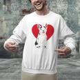 Valentine's Day Boston Terrier Lover Men Graphic Sweatshirt, gift for family, gift for coworker