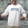 Varsity Grey Nantucket Men Graphic Sweatshirt, gift for family, gift for coworker