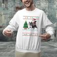 Xmas Tree Lighting Santa Riding Boston Terrier Christmas Men Graphic Sweatshirt, Boston Terrier Riding Sweatshirts, Boston Terrier Christmas Sweatshirts, gift for family, gift for coworker