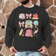 Back To School Coquette Teacher Women Girl Kindergarten PreK Men Graphic Sweatshirt, novelty gifts, funny gifts