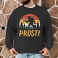 Bigfoot Sasquatch Prost Retro Bavarian Oktoberfest Men Women Men Graphic Sweatshirt, novelty gifts, funny gifts