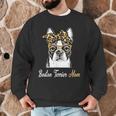 Birthday And Mother's Day -Boston Terrier Mom Men Graphic Sweatshirt, novelty gifts, funny gifts