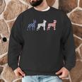 Boston Terrier 4th Of July Dog Patriotic USA Flag Man Woman Men Graphic Sweatshirt, novelty gifts, funny gifts