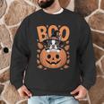 Boston Terrier Costume On Pumpkin Halloween Boston Terrier Men Graphic Sweatshirt, novelty gifts, funny gifts