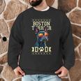 Boston Terrier Dad Boston Bull Bostie Dog Men Graphic Sweatshirt, novelty gifts, funny gifts