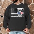 Boston Terrier Dog 4th Of July US American Flag Patriotic Men Graphic Sweatshirt, novelty gifts, funny gifts