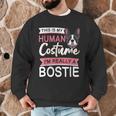 Boston Terrier Dog Bostie Halloween Costume Dog For Kids Men Graphic Sweatshirt, novelty gifts, funny gifts