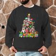 Boston Terrier Dog Christmas Tree Lights Xmas Pajama For Men Women Kids Men Graphic Sweatshirt, novelty gifts, funny gifts