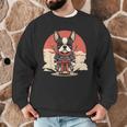 Boston Terrier Dog Japanese Style Samurai Dogs Men Graphic Sweatshirt, novelty gifts, funny gifts