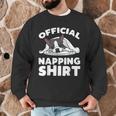 Boston Terrier Dog Official Sleeping Shirt Men Women Kids Men Graphic Sweatshirt, novelty gifts, funny gifts