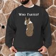 Boston Terrier Who Farted Men Graphic Sweatshirt, novelty gifts, funny gifts