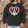 Boston Terrier Heart Cute Puppy Lover Or Dog Owner Men Graphic Sweatshirt, novelty gifts, funny gifts