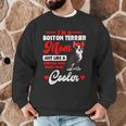 Boston Terrier Mom American Gentleman Dog Mother's Day Men Graphic Sweatshirt, novelty gifts, funny gifts