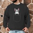 Boston Terrier In The Pocket Cute Boston Terrier Dog For Men Women Girls Kids Men Graphic Sweatshirt, novelty gifts, funny gifts