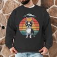Boston Terrier UFO Alien Boston Terrier Dog Mom Dad Men Graphic Sweatshirt, novelty gifts, funny gifts