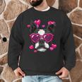 Boston Terrier Valentines Day Shirt Heart Dog Lover Men Graphic Sweatshirt, novelty gifts, funny gifts