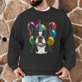 Celebration Event Birthday Party Boston Terrier Men Graphic Sweatshirt, novelty gifts, funny gifts