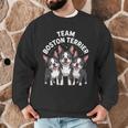 Cute Cartoon For Dog Owners Pet Team Boston Terrier Men Graphic Sweatshirt, novelty gifts, funny gifts
