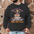 This Girl Loves Watermelon And Her Boston Terrier Dog Mother Men Graphic Sweatshirt, novelty gifts, funny gifts