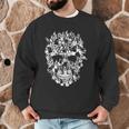 Halloween Costume Skull Boston Terrier Dog Lover Men Graphic Sweatshirt, novelty gifts, funny gifts