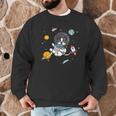 Kawaii Kids & Boys Astronaut Space Boston Terrier Dog Lover Men Graphic Sweatshirt, novelty gifts, funny gifts