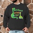 Kids My Nonna Loves Me Dinosaur Grandson Men Graphic Sweatshirt, novelty gifts, funny gifts