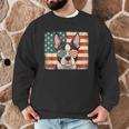 Patriotic Boston Terrier Dog Lover USA Flag 4th Of July For Men Women Kids Men Graphic Sweatshirt, novelty gifts, funny gifts
