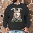 Siberian Husky Professional Human Trainer Men Graphic Sweatshirt, novelty gifts, funny gifts
