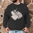 Sleepy Boston Terrier Pajama Men Women Kids Men Graphic Sweatshirt, novelty gifts, funny gifts