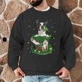 St Patrick's Day Leprechaun Boston Terrier Dog Shamrock For Men Women Kids Men Graphic Sweatshirt, novelty gifts, funny gifts