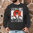 Vintage Japanese Dogzilla Boston Terrier Men Graphic Sweatshirt, novelty gifts, funny gifts