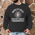 World's Best Boston Terrier Grandpa Dog Grandfather For Men Women Girls Kids Men Graphic Sweatshirt, novelty gifts, funny gifts