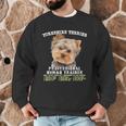 Yorkshire Terrier Yorkie Dog Professional Human Trainer Men Graphic Sweatshirt, novelty gifts, funny gifts