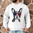 Boston Terrier Dog 4th July America USA Flag Men Women Kids Men Graphic Sweatshirt, novelty gifts, funny gifts